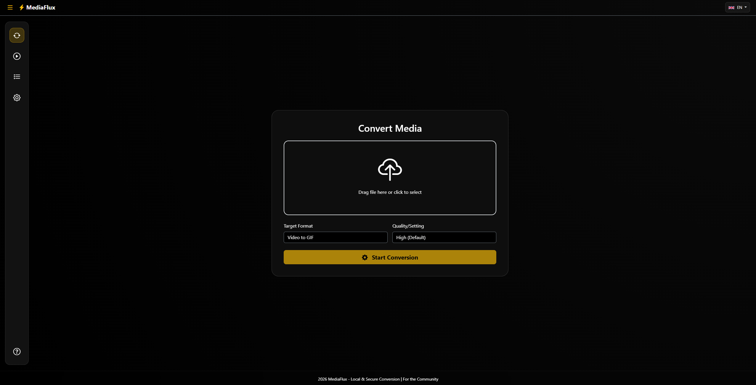 MediaFlux Screenshot