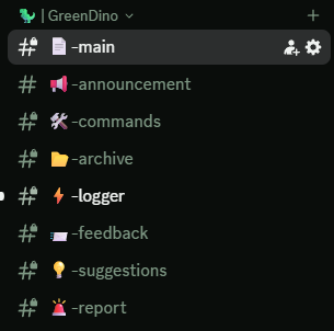 Green Dino Channels
